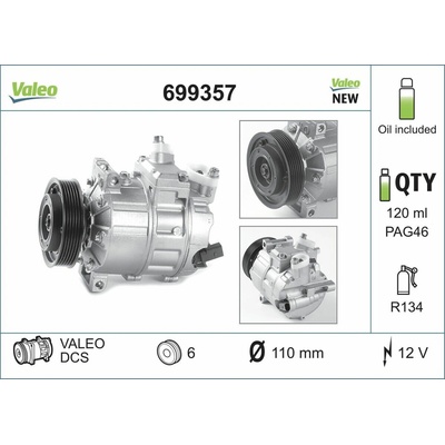 Kompresor, klimatizace VALEO 699357