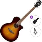 Yamaha APX600FM Standard SET Tobacco Brown Sunburst Електро-акустична китара Джъмбо