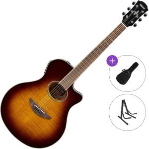 Yamaha APX600FM Standard SET Tobacco Brown Sunburst Електро-акустична китара Джъмбо