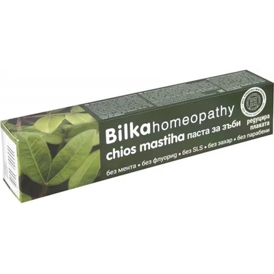 Bilka Homeopathy Chios Mastiha Toothpaste - Хомеопатична паста за зъби с натурална вода от мастиково дърво