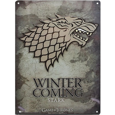 ABYstyle Game of Thrones - dekoračná ceduľa Stark