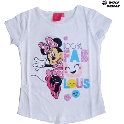 Setino dívčí tričko 201 Minnie bílá