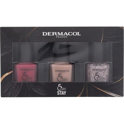 Dermacol 5 Day Stay Nail Polish Collection (W) 11ml, Lak na nechty