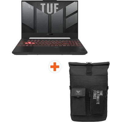 ASUS Гейминг лаптоп ASUS - TUF Gaming A15 2023, 15.6'', FHD, Ryzen 7, 144Hz, RTX 4050 (90NR0JP5-M00110_64GB)