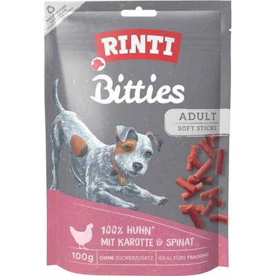 Rinti Extra Bitties s mrkví a špenátem 6 x 100 g