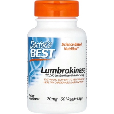 Doctor's Best BEST Lumbrokinase 20 mg [60 капсули]