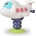Moni Toys Музикална играчка Moni - Светещ самолет K999-139B (107914)