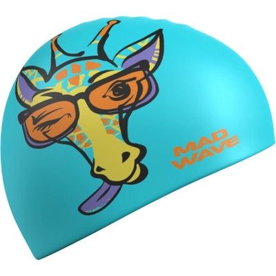 Mad Wave giraffe silicone cap junior