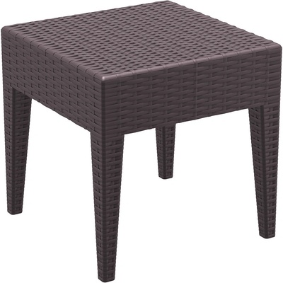 Bogdan Furniture Am Пластмасова маса Маями 45/45/45h кафява