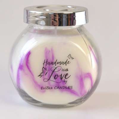 Evička Candles Mramorovaná santalová 160 g