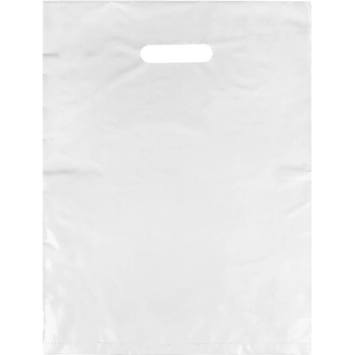 Prima-obchod Igelitová taška 30x40 cm, barva 1 bílá – Zbozi.Blesk.cz