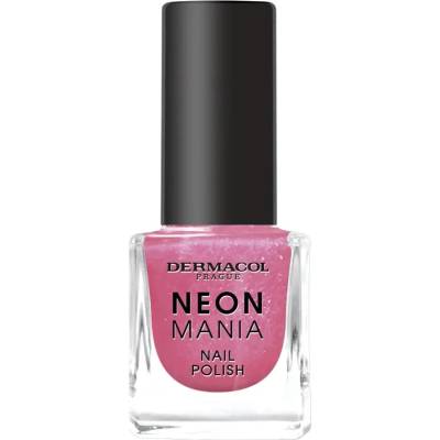 Dermacol Lak na nehty Neon Mania 05 Bubblegum pink