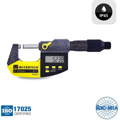 Microtech Electronic Дигитален микрометър Microtech PRECISION IP65, 110180514, 0-50 mm, 0.001 mm (110180514)