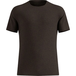 Odlo Мъжка спортна тениска Odlo Essential 365 T-Shirt Crew Neck S/S Sport shirt - Brown Granite Melange - размер XL (216-8997-0115)