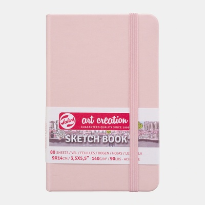 Art Creation Skicovací blok ROYAL TALENS Pastel Pink 9 x 14 cm 140 g 90 listov pevná väzba