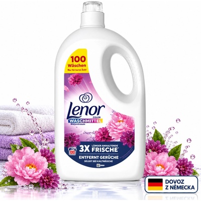 Lenor Color Amethyst Blütentraum prací gel barevného prádla 100 PD 4,5 l