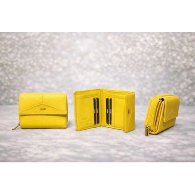 Max Original Leather Kožená peňaženka yellow