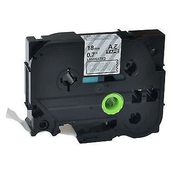 Pro Brother Съвместима лента с Brother TZ-145 / TZe-145, 18mm x 8m, бял печат / прозрачен субстрат (TZe145)