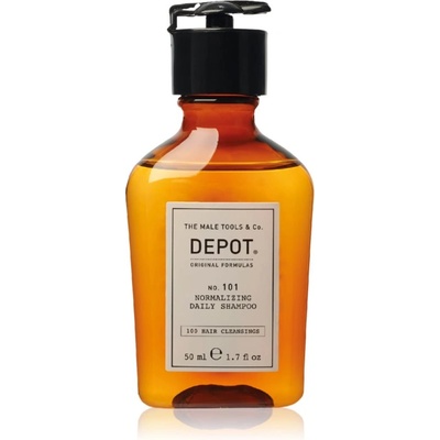 Depot 100 HAIR CLEANSING NO. 101 NORMALIZING DAILY SHAMPOO нормализиращ шампоан за ежедневна употреба 50ml