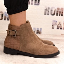 Dámske semišové čižmy LOTTY hnedé