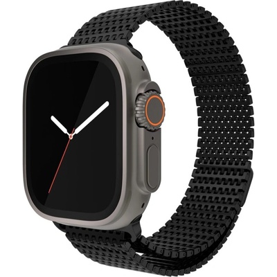 NEXT ONE Метална каишка за Apple Watch 45/49MM от NEXT ONE - черна (K-AW-4549-MESH-BLK)