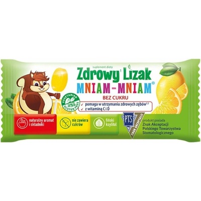 Starpharma Zdravé lízátko s vitaminem C a D Citron 6 g
