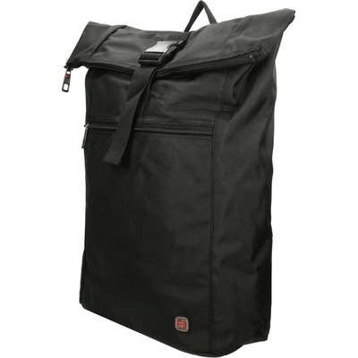 Enrico Benetti Cornell 17" Notebook Backpack Roll Top Black 21 L EB-47229001