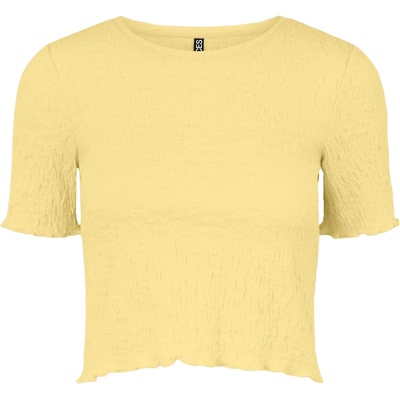 PIECES Тениска 'harlow' жълто, размер xl