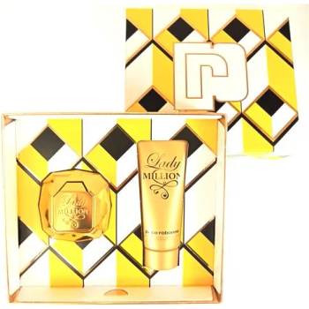 Paco Rabanne Lady Million EDP Spray 80 ml + Body Lotion 100 ml комплект за жени