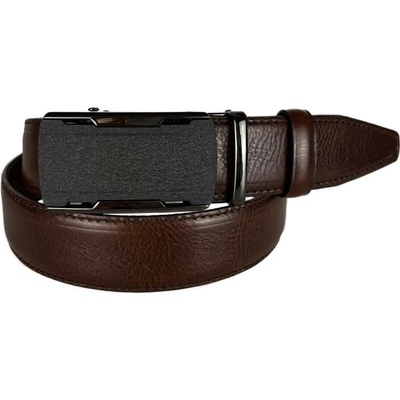 Penny Belts Kožený opasek 35-051-Z8-506 tmavě hnědý