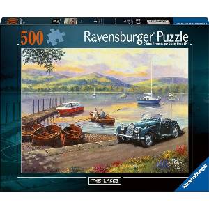 Ravensburger Пъзел Ravensburger от 500 части - Почивка на езерото (12001569)