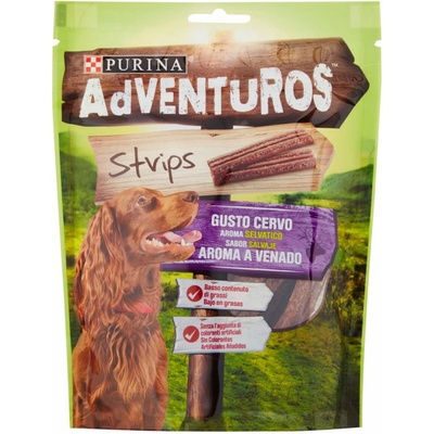 Adventuros mäsové snack pásiky pre psov 90 g
