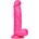 Like True Лепяща се пенис отливка Кибер Кожа "lt slidy fuchsia" 21 см