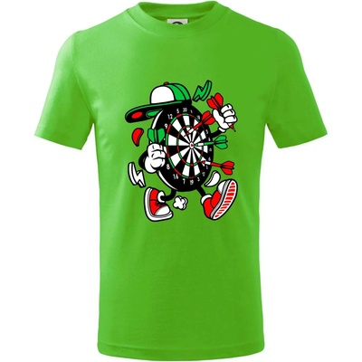 Šipkár kreslený terč tričko detské Apple Green