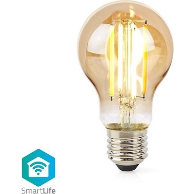 Nedis Smart žárovka LED E27 7W teplá bílá NEDIS WIFILRF10A60 WiFi Tuya