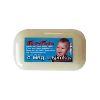 Milva Детски тоалетен сапун с мед и мляко, 60 g