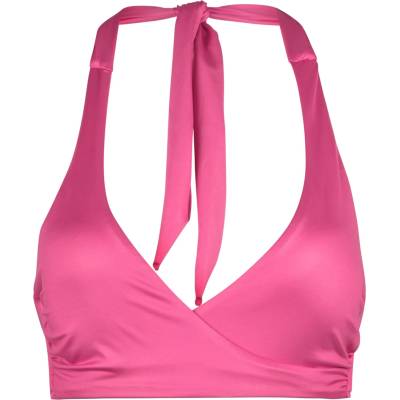 Seafolly Дамско бикини горнище Seafolly Women's Soleil DD Wrap Front Halter Bra Bikini top - Hot Pink - размер 44 (EU) (150-4277-0216)