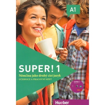 Super! 1 učebnica a pracovný zošit nemčiny A1 CZ verzia