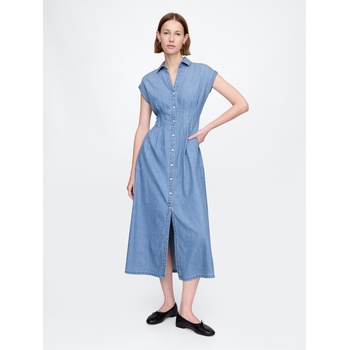 GAP Риза от деним Макси рокля Gap GAP | Sin | ЖЕНИ | XXS