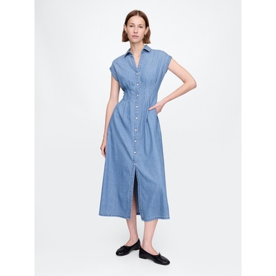 GAP Риза от деним Макси рокля Gap GAP | Sin | ЖЕНИ | XXS