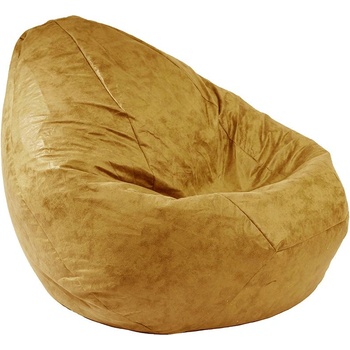 PUFRELAX Пуф круша 320л. Nirvana Grande - Amber, Перящ се калъф, Пълнеж от Полистиролни перли, Гама Premium, 8965 (PUF-G-NGR-PT-AMB)