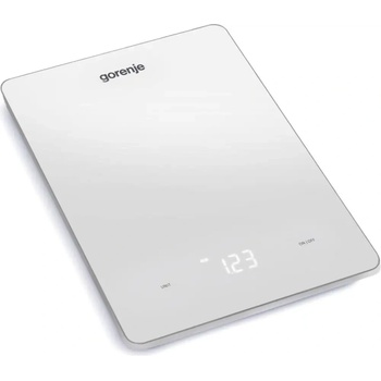Gorenje KT10LBW Бяла кухненска везна за плот, правоъгълна (739429)