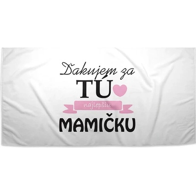 Sablio Uterák Ďakujem za tú najlepšiu mamičku 30 x 50 cm