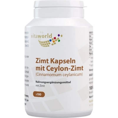 vitaworld Zimt Kapseln mit Ceylon-Zimt 500 mg [100 капсули]