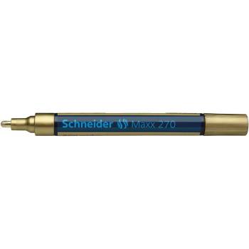 Schneider Лаков маркер, 1-3 мм, SCHNEIDER "Maxx 270", златен 127053 (127053)