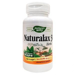 Nature's Way Naturalax 3 Herbal / Натуралакс 3 Билкова формула, 100 V капсули Nature’s Way (930)