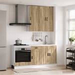 vidaXL Кухненски единица PORTO 5 бр. Дъб сонома Инженерна дървесина (3438287)