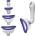 Doc Johnson Bloom Intimate Body Pump Purple-White