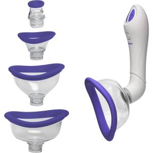 Doc Johnson Bloom Intimate Body Pump Purple-White