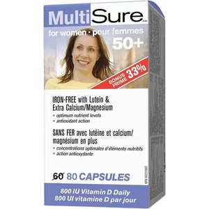 Webber Naturals MultiSure® Women 50+ [80 капсули]